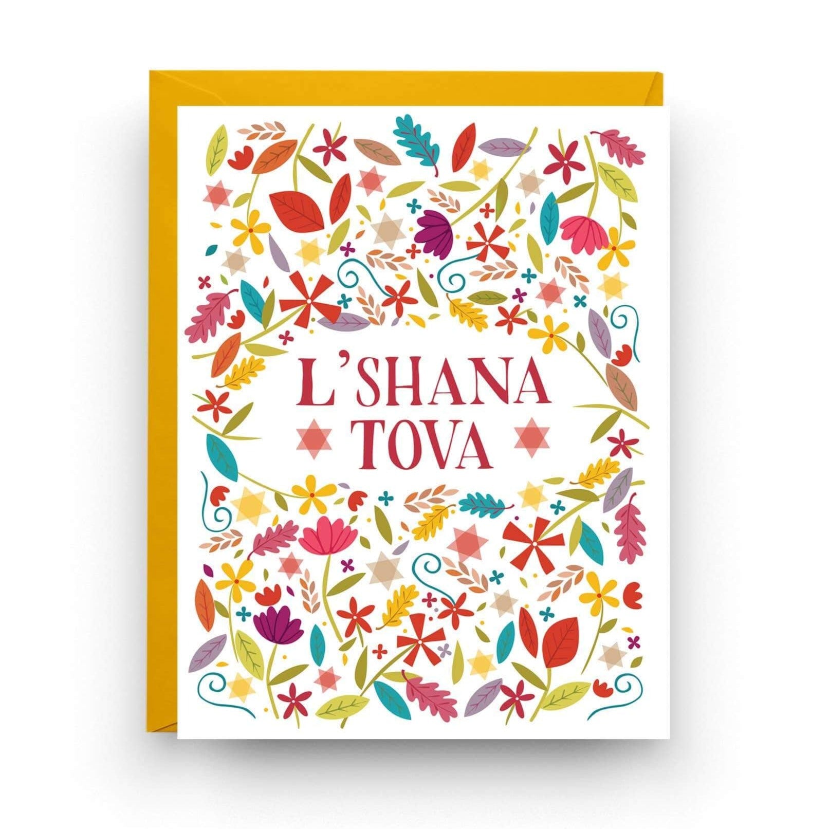 Floral Rosh Hashanah Greeting Cards, Box of 6、mySite、topwebapps