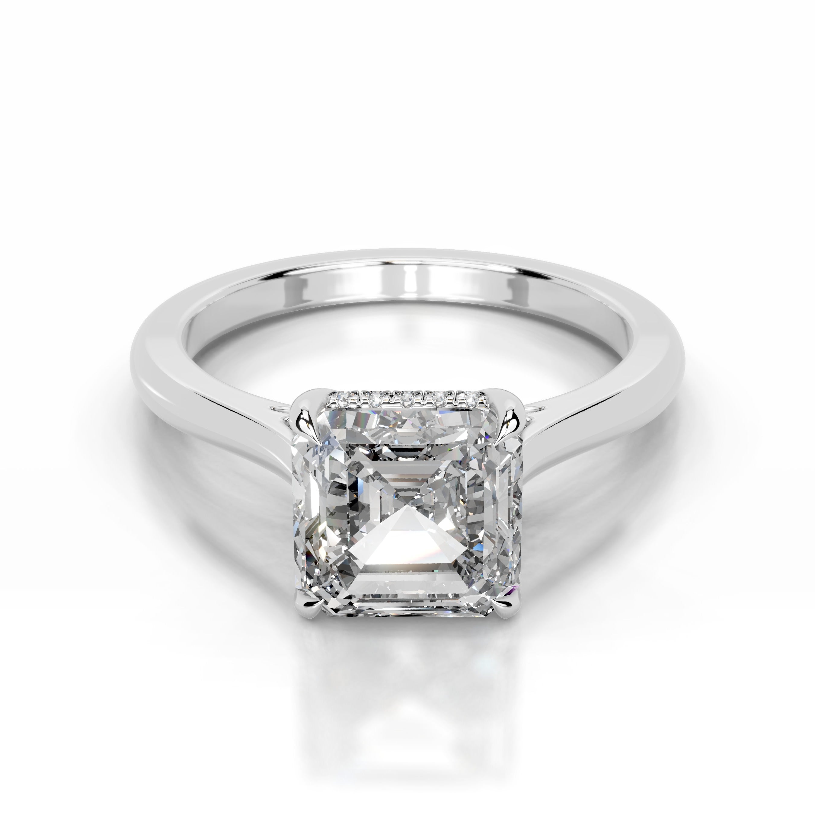 Hilda Lab Grown Diamond Ring - 14K White Gold、mySite、hinf8tx79