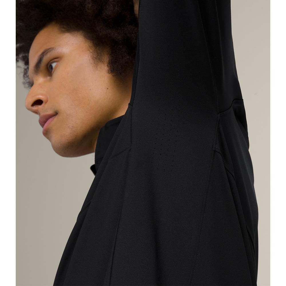 Wilson Men's Elevate Performance 1/2 Zip Longsleeve - Black、mySite、neckold