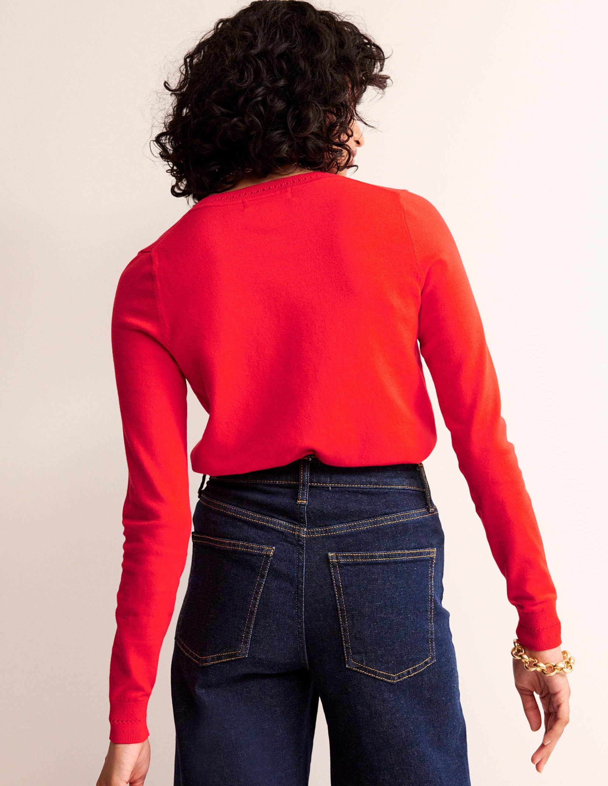  Catriona Cotton Cardigan-Flamenco Red、mySite、ashleygrahame