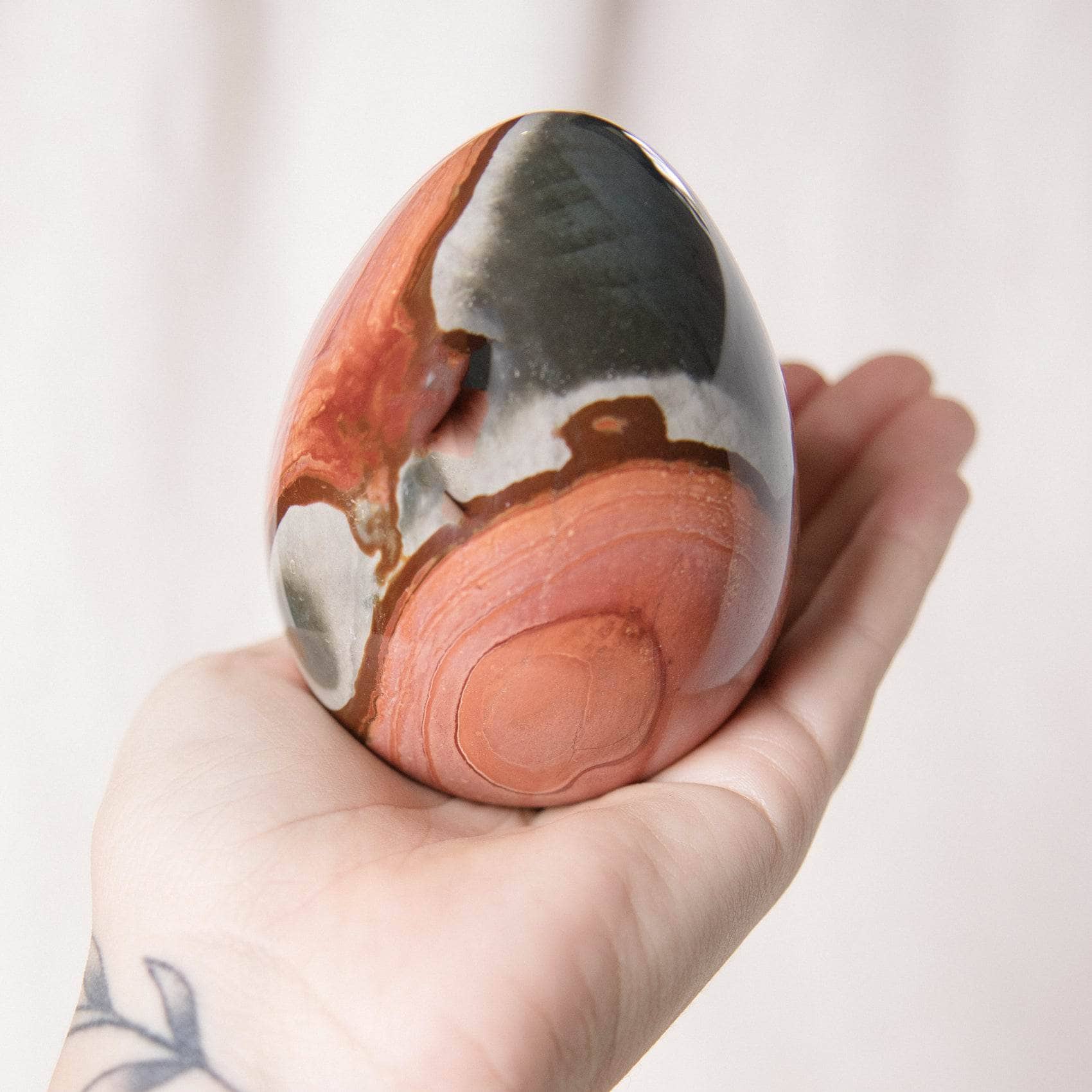 Polychrome Jasper Eggs - AAA Premium Quality、mySite、hinf8tx79