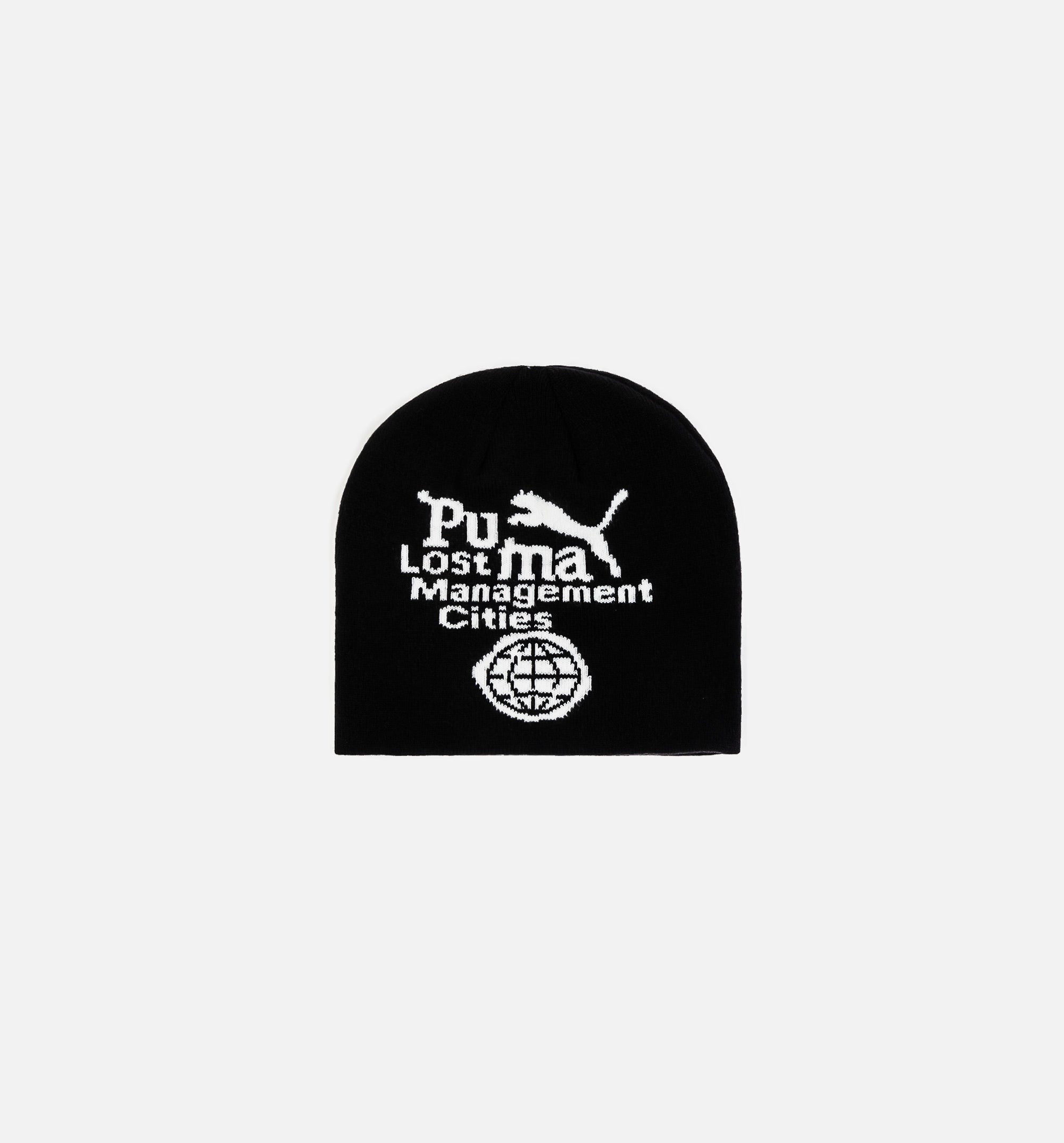 Lost Management Cities Beanie Mens Hat - Black、mySite、dreamappss