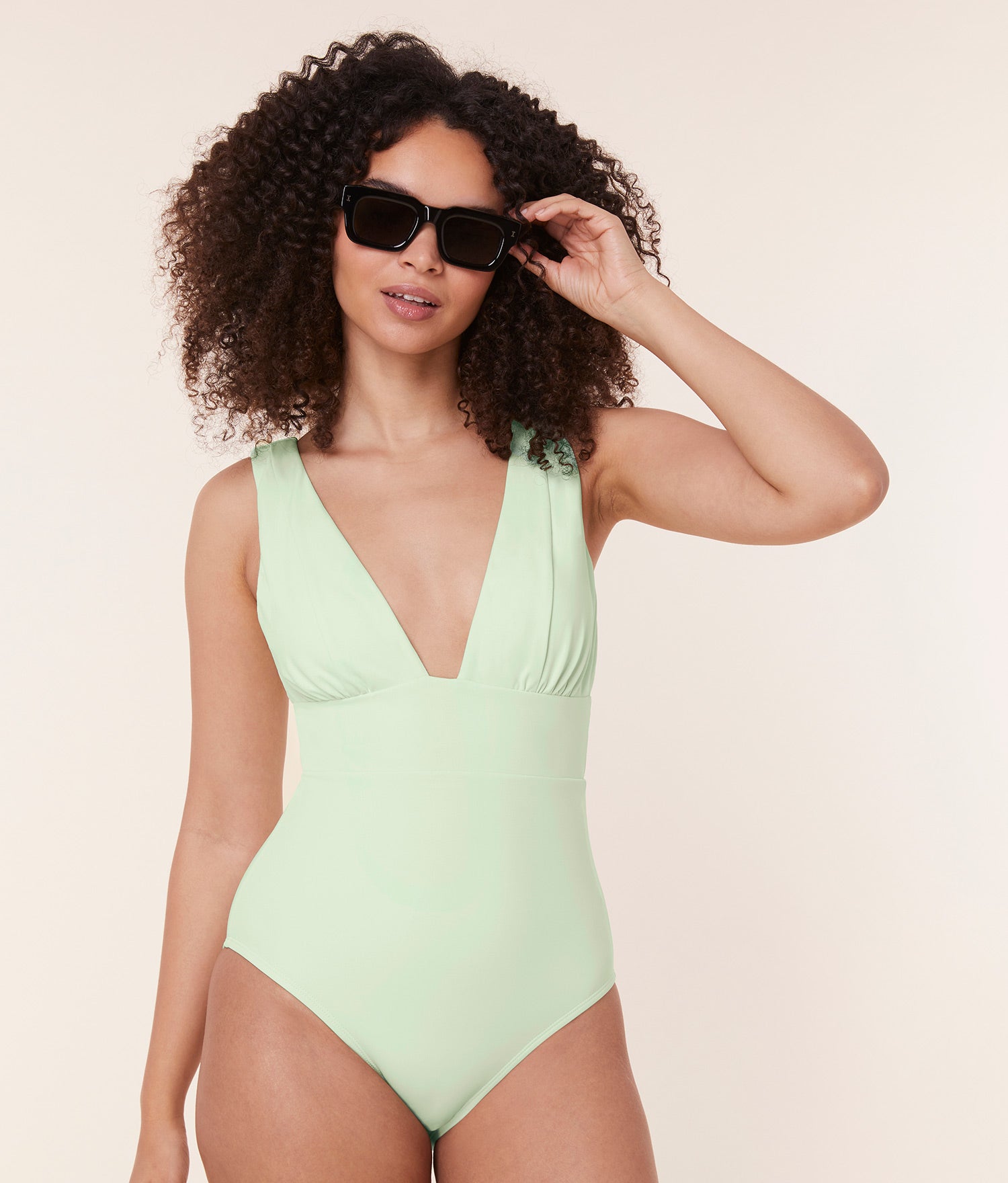  The Mykonos One Piece - Eco Nylon - Pistachio - Long Torso、mySite、ashleygrahame