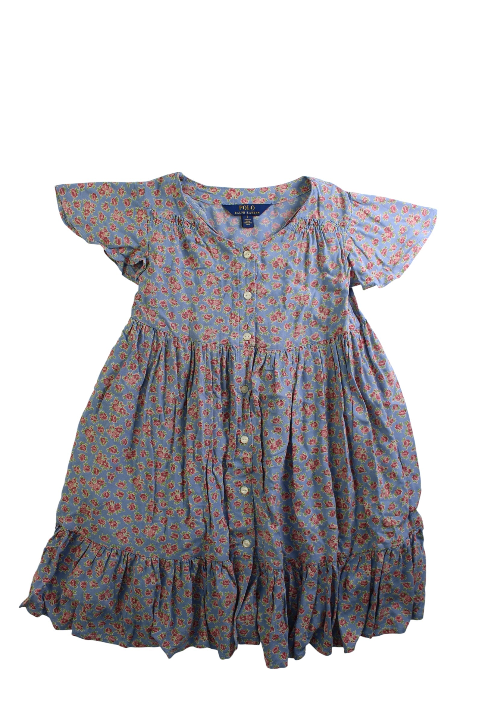 Polo Ralph Lauren Floral Button Dress Size 6T、mySite、g9winljtr