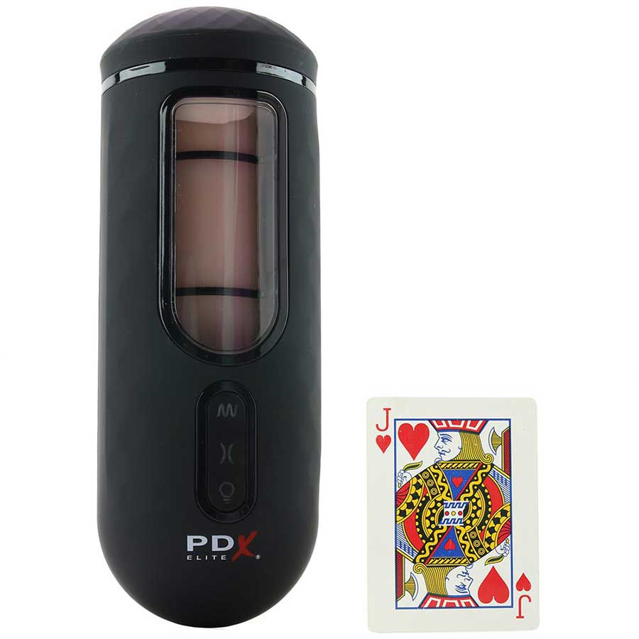PDX Elite Vibrating Fanta Flesh Mega Milker Masturbator by Pipedream Products、mySite、bottomscart