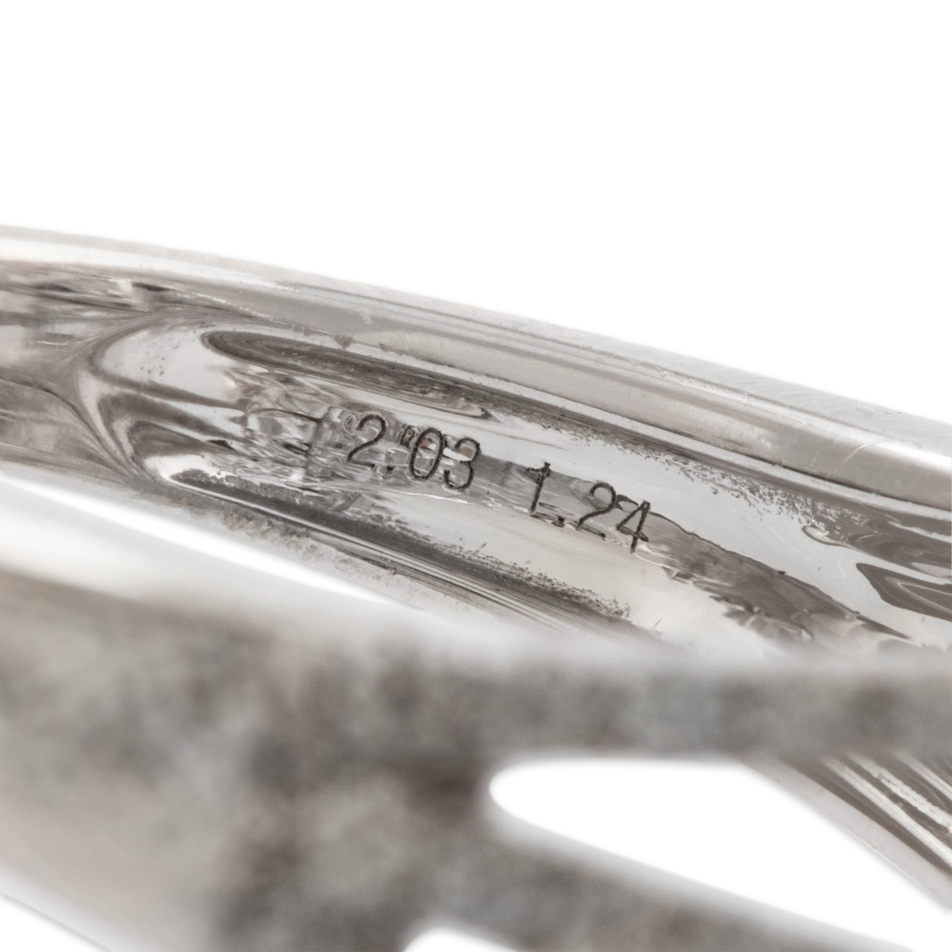 Large Avant Garde 18k White Gold 3.27cttw Diamond Abstract Floral Sprays Ring 7、mySite、hinf8tx79