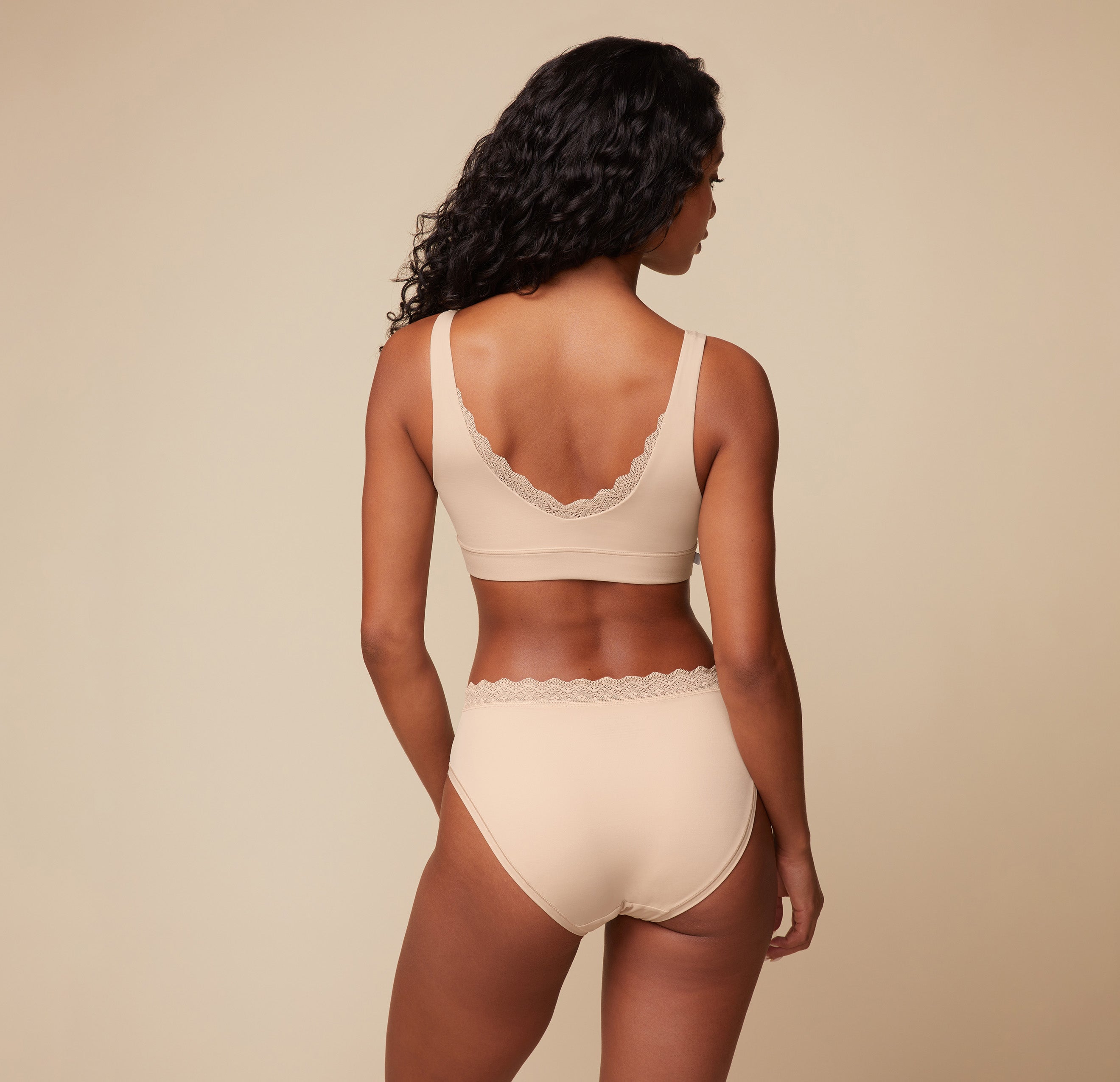 Bliss Lace Bralette - Beige、mySite、bengalsvssteelers