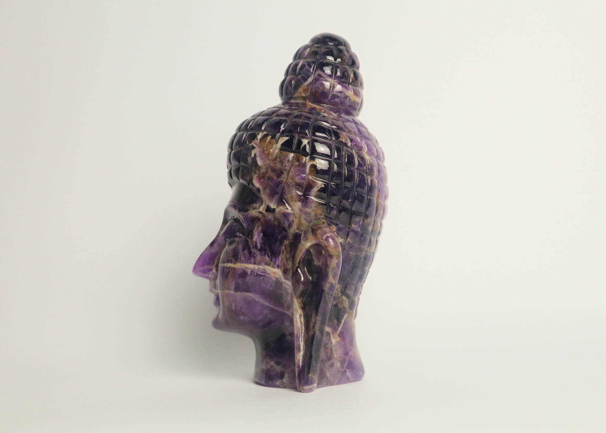 Buddha Head - Amethyst (18cm)、mySite、topwebapps