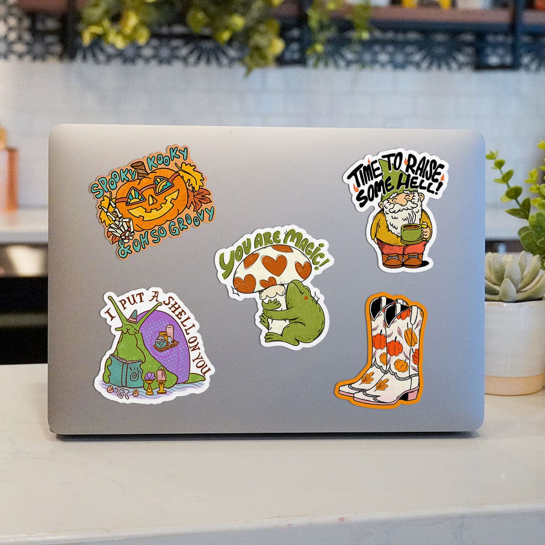  Fall Funny Sticker 5 Pack、mySite、ghnorth