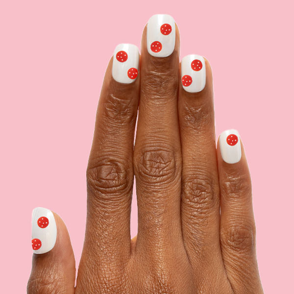 White Chrome - Press-On | Extra Short | Squoval、mySite、solidvoid