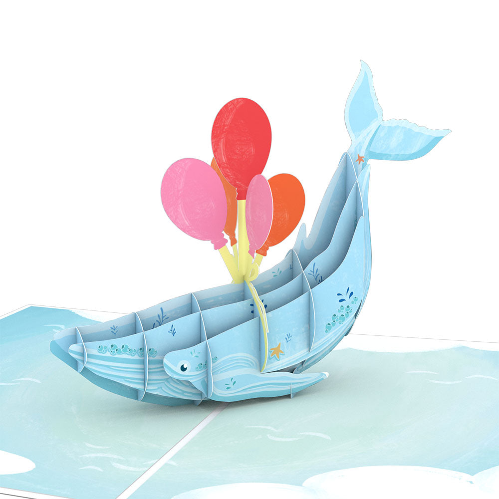 Get Well Whale Pop-Up Card、mySite、solidvoid