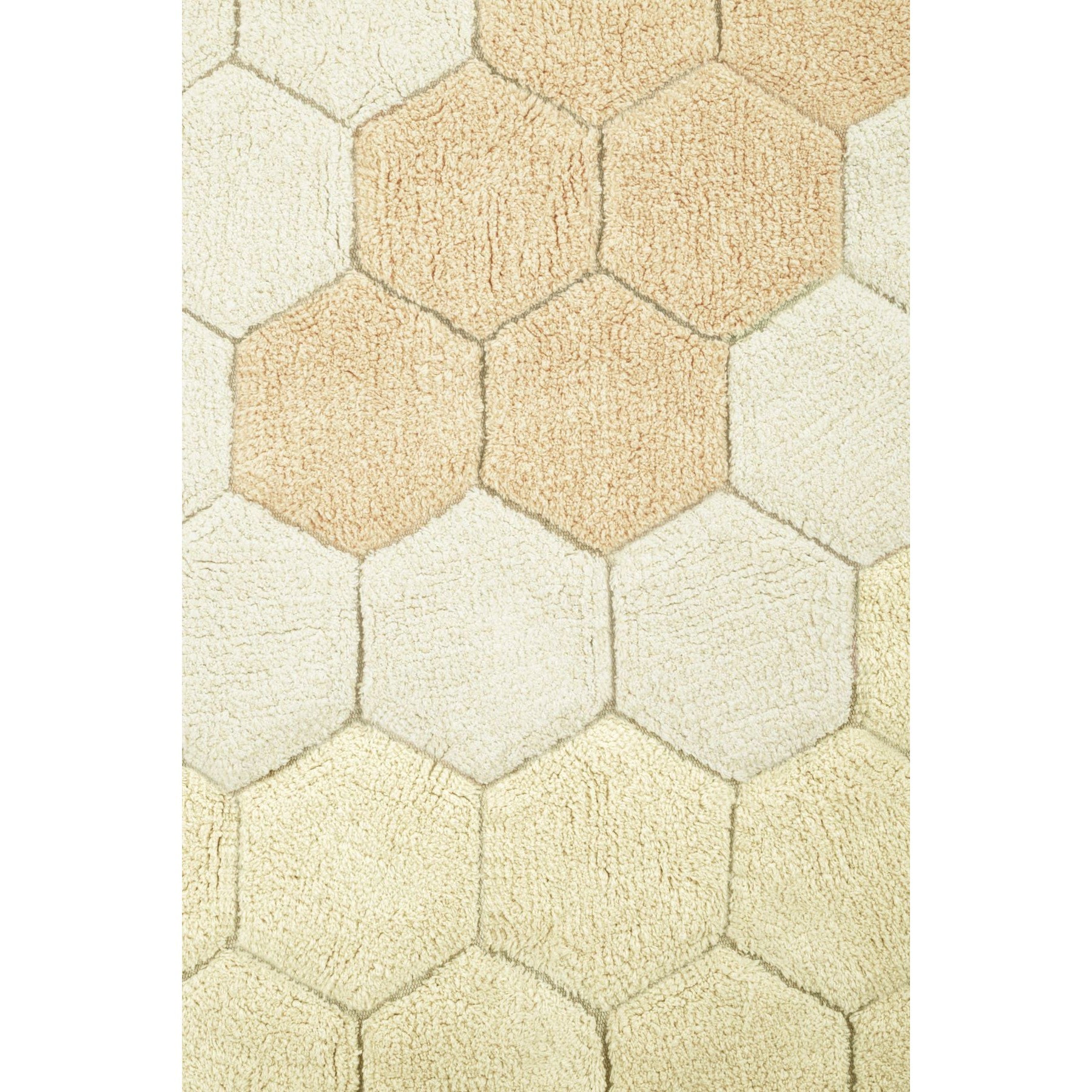 Planet Bee Round Honeycomb Golden Washable Rug、mySite、gigharbornorthrealestate