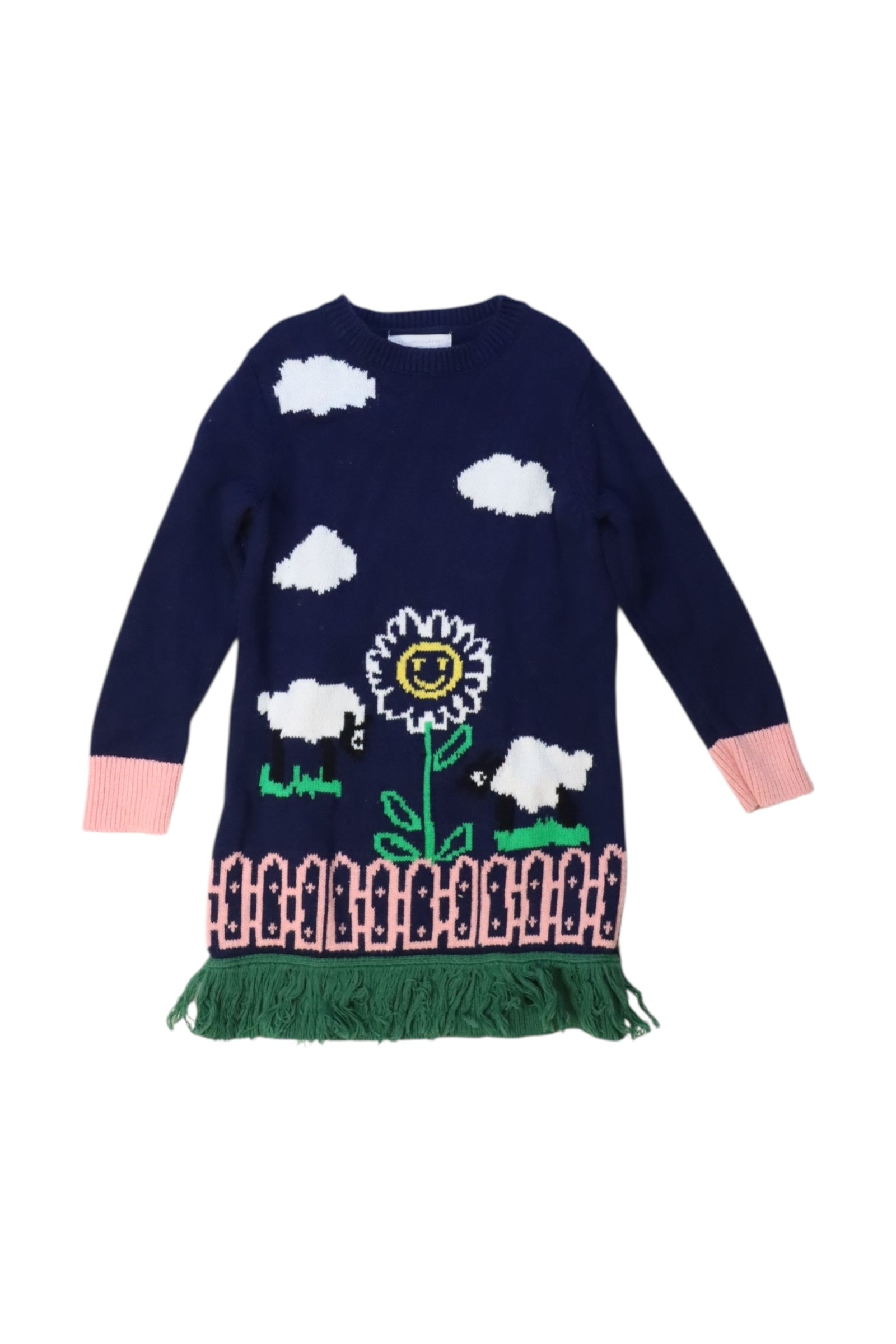 Stella McCartney Cloud & Flower Sweater Dress - Size 4T、mySite、g9winljtr