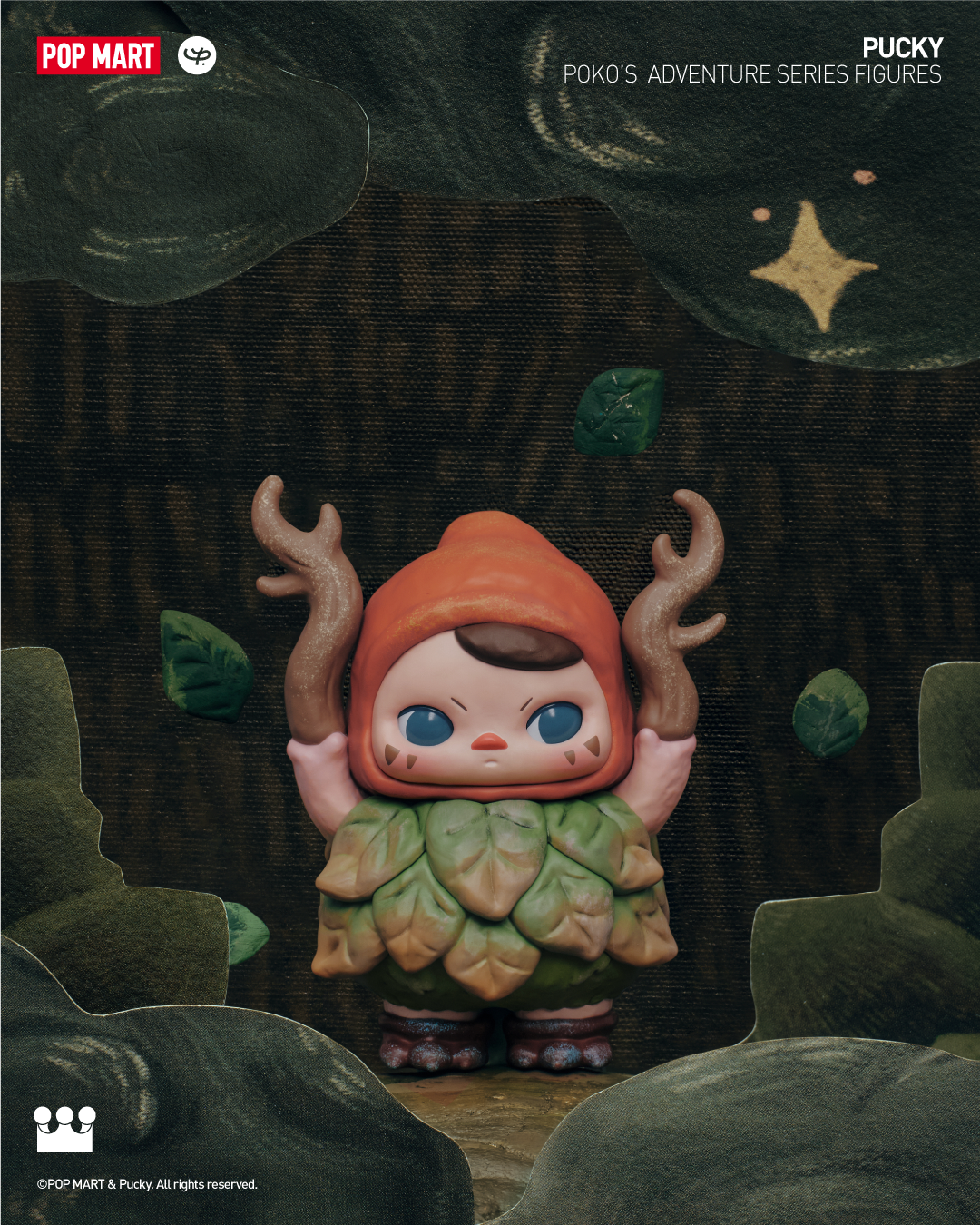  POP MART PUCKY Poko's Adventure Series Figures、mySite、greenlandpopulation