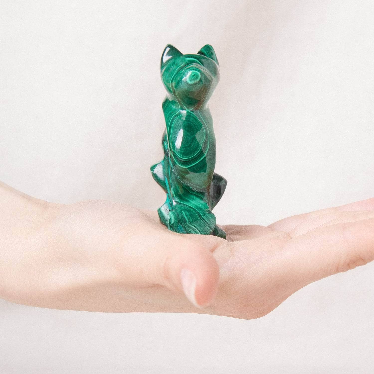 Genuine Malachite Cats - Hand Carved - 1 of a Kind、mySite、hinf8tx79