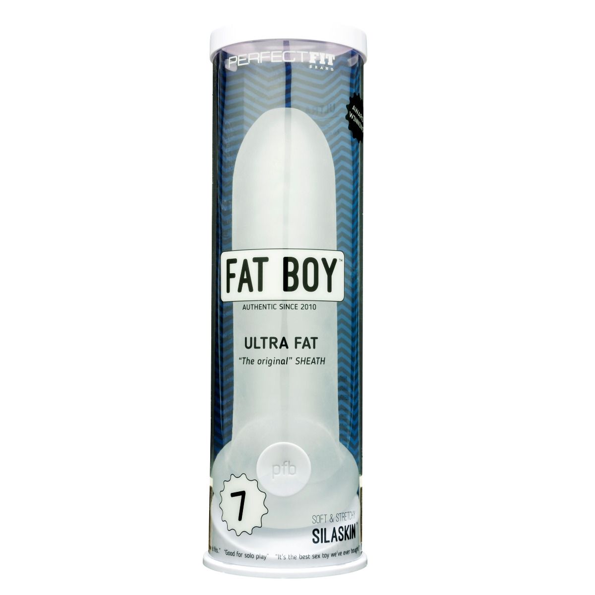 Penis Extension Sleeve Fat Boy Ultra Fat Thick and Clear Cock Sheath by Perfect Fit、mySite、bottomscart
