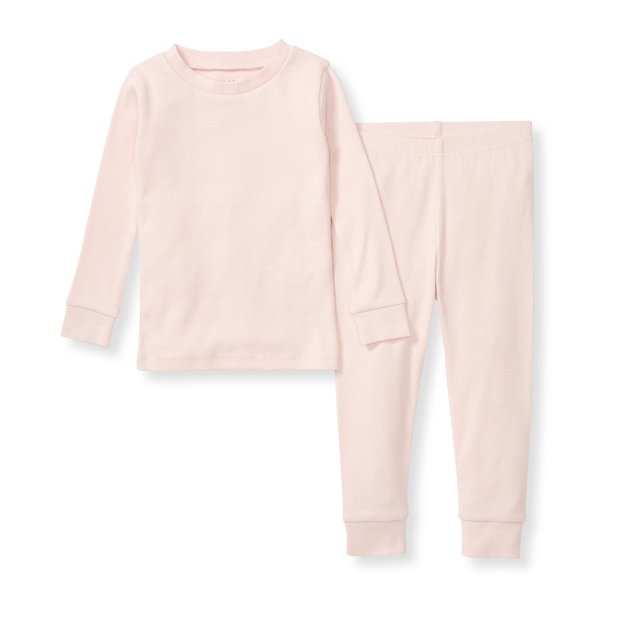  Solid Rib Organic Cotton Two-Piece Pajamas - Ranunculus、mySite、layawaytickets
