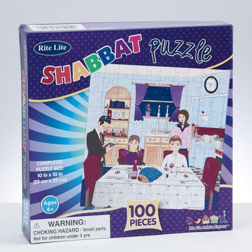 100 Piece Shabbat Jigsaw Puzzle - Ages 6+、mySite、topwebapps