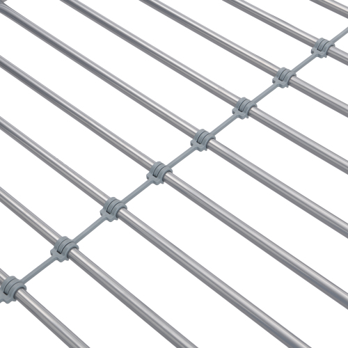 METAL BUNK BED SILVER、、casual