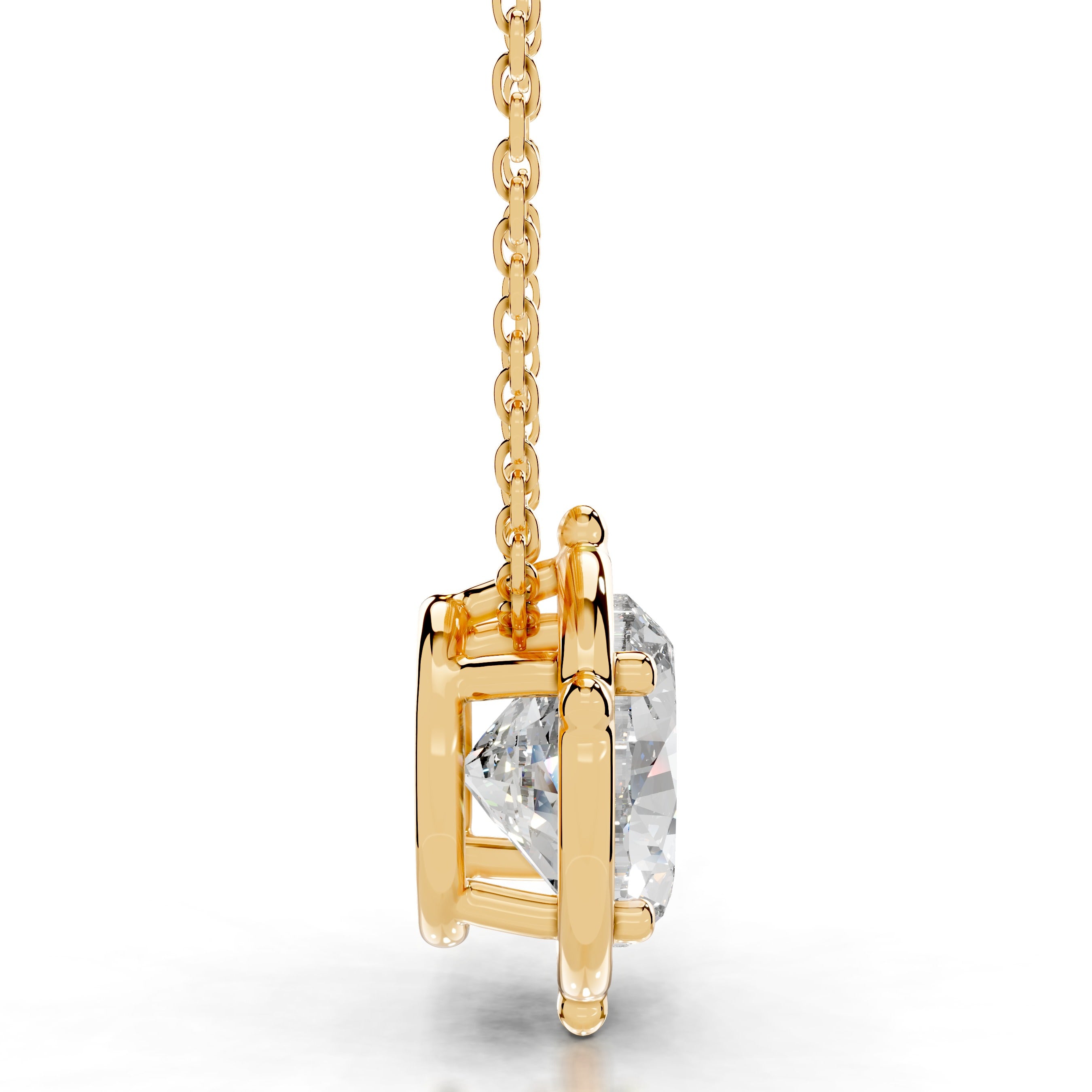 Rooted in Love Lab Grown Diamond Necklace - 18K Yellow Gold、mySite、hinf8tx79
