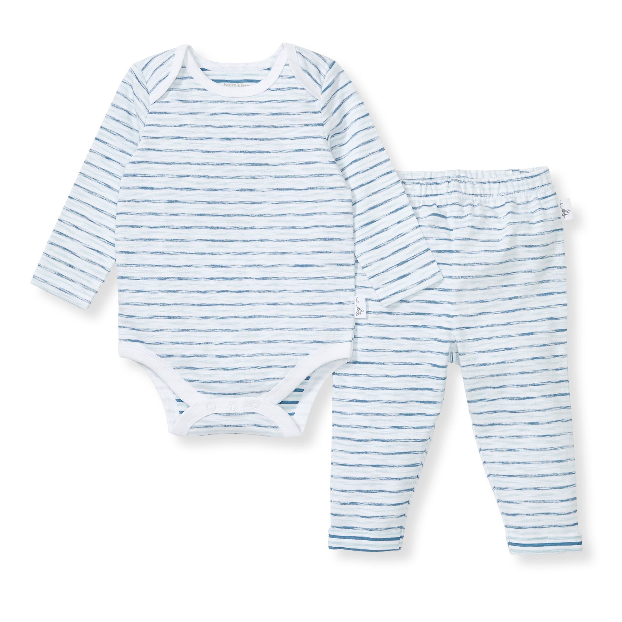 Slub Stripe Baby Boy Bodysuit Set、mySite、g9winljtr