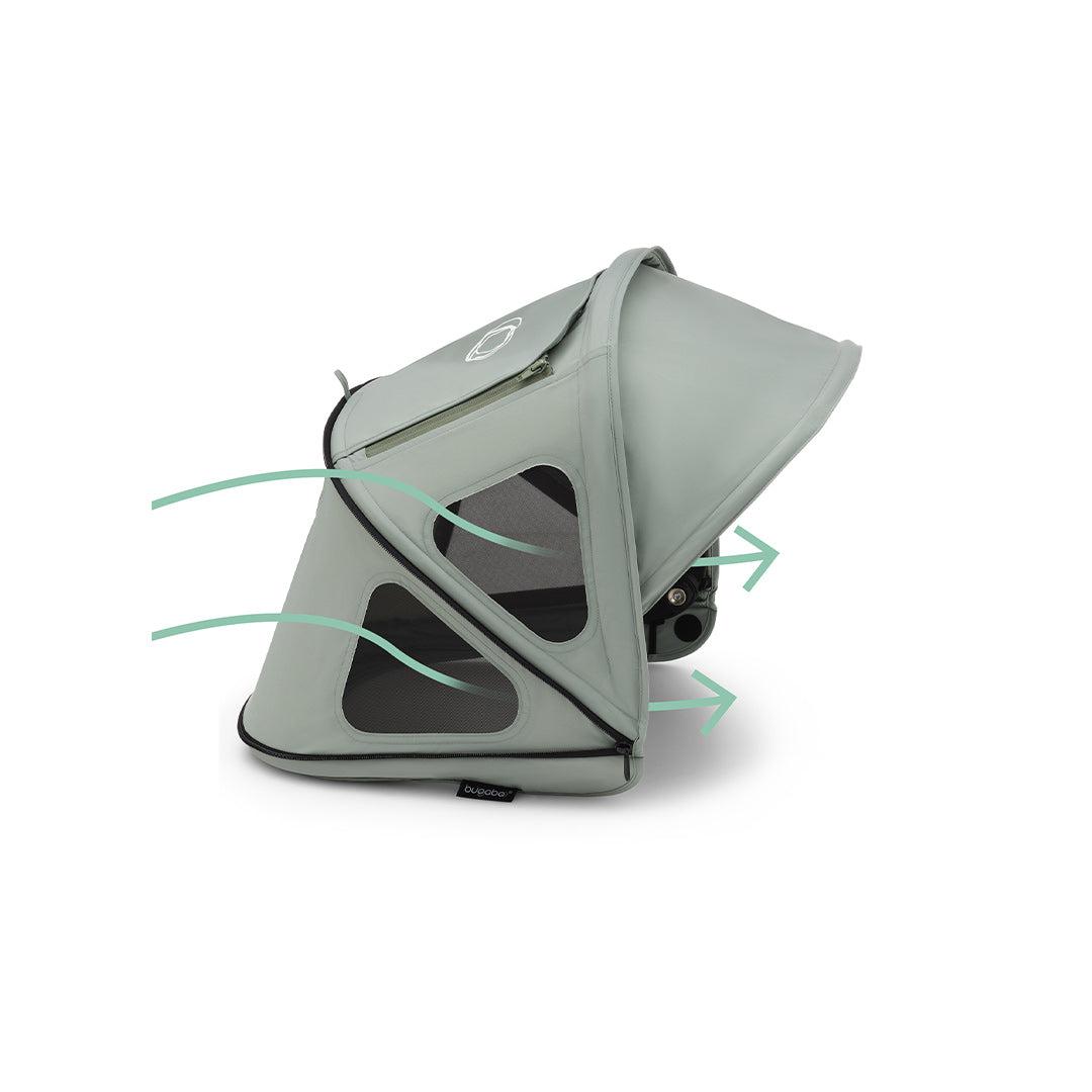  Bugaboo Dragonfly Breezy Sun Canopy - Pine Green、mySite、merchandisen