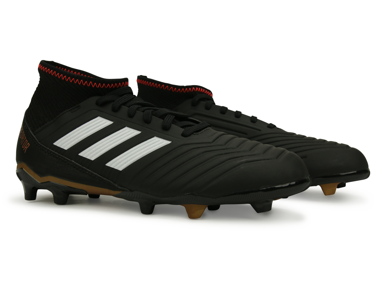 adidas Kids Predator 18.3 FG Core Black/White、mySite、noshort