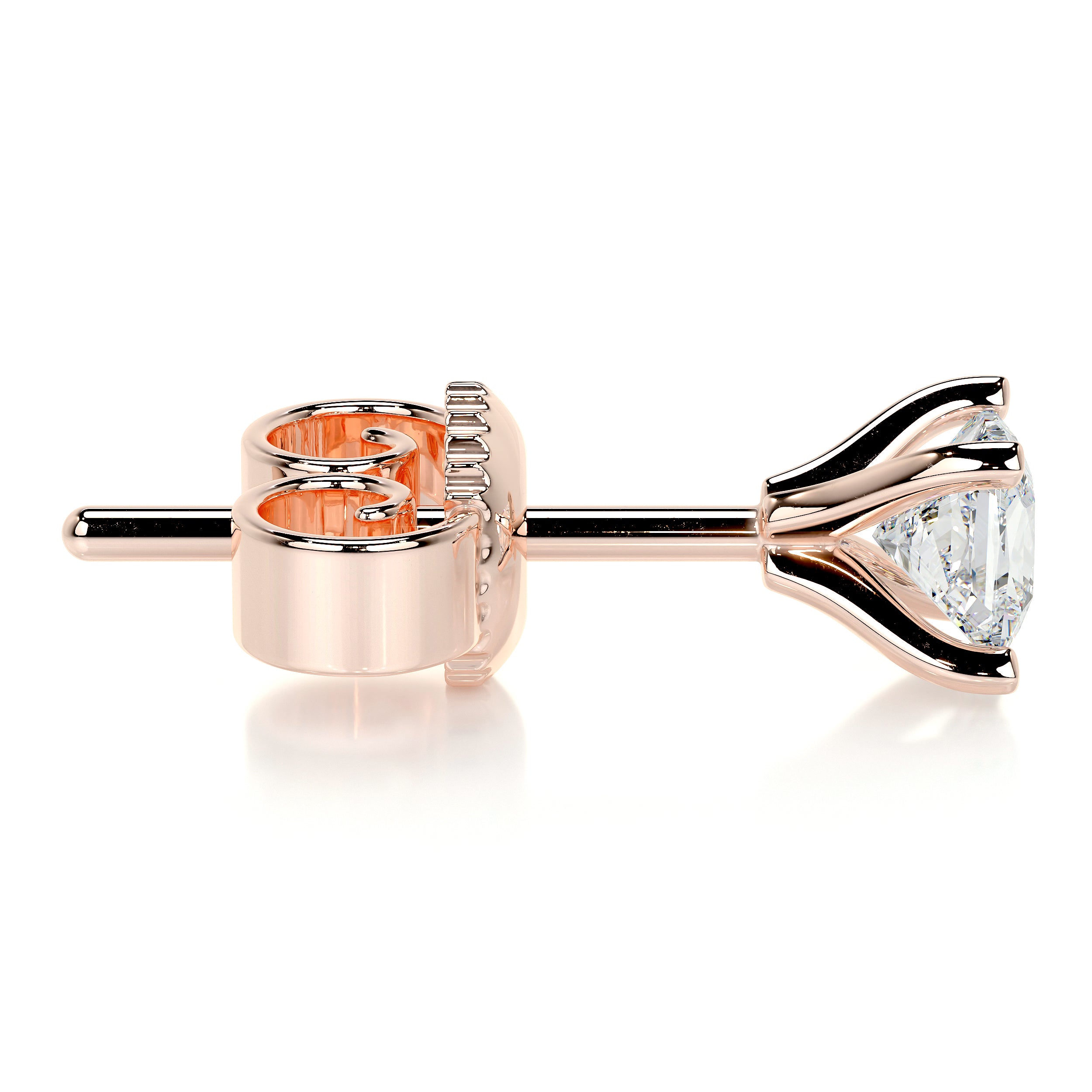 Magnolia Lab Grown Diamond Earrings -14K Rose Gold、mySite、hinf8tx79