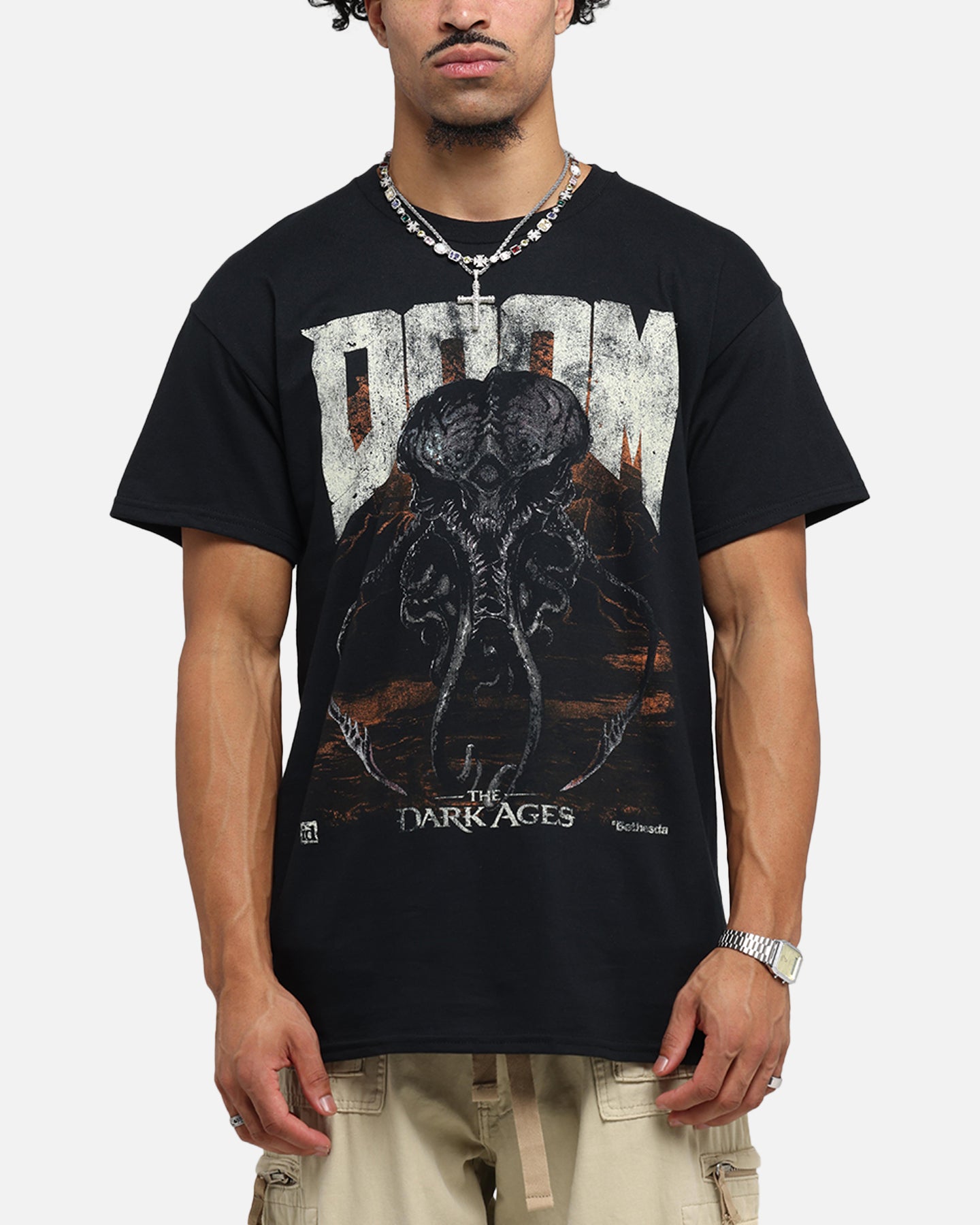 73 Studio X Doom Cacodemon Metal T-Shirt Black、mySite、zt4zffjzw