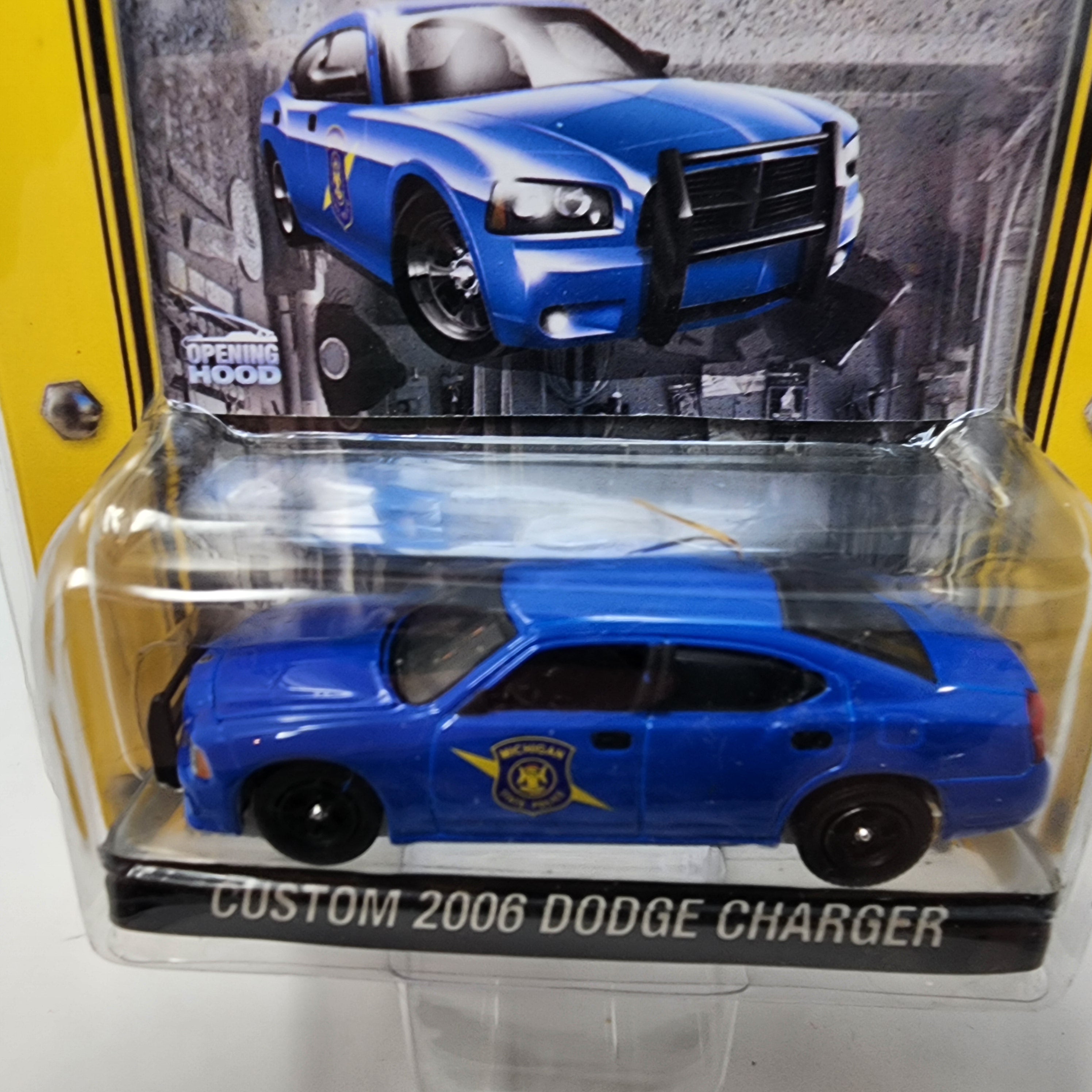 Custom 2006 Dodge Charger * Blue * Greenlight Muscle Car Garage Stock & Custom、mySite、hgirdovlk