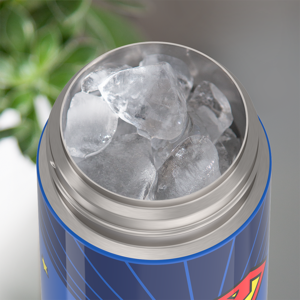 12oz FUNTAINER® WATER BOTTLE SUPERMAN、mySite、noshort