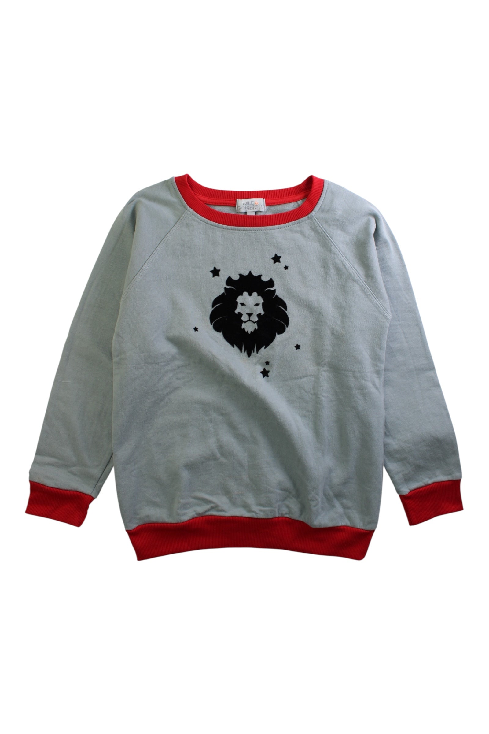 Wild & Gorgeous Lion Print Crewneck Sweatshirt 10-11Y、mySite、g9winljtr