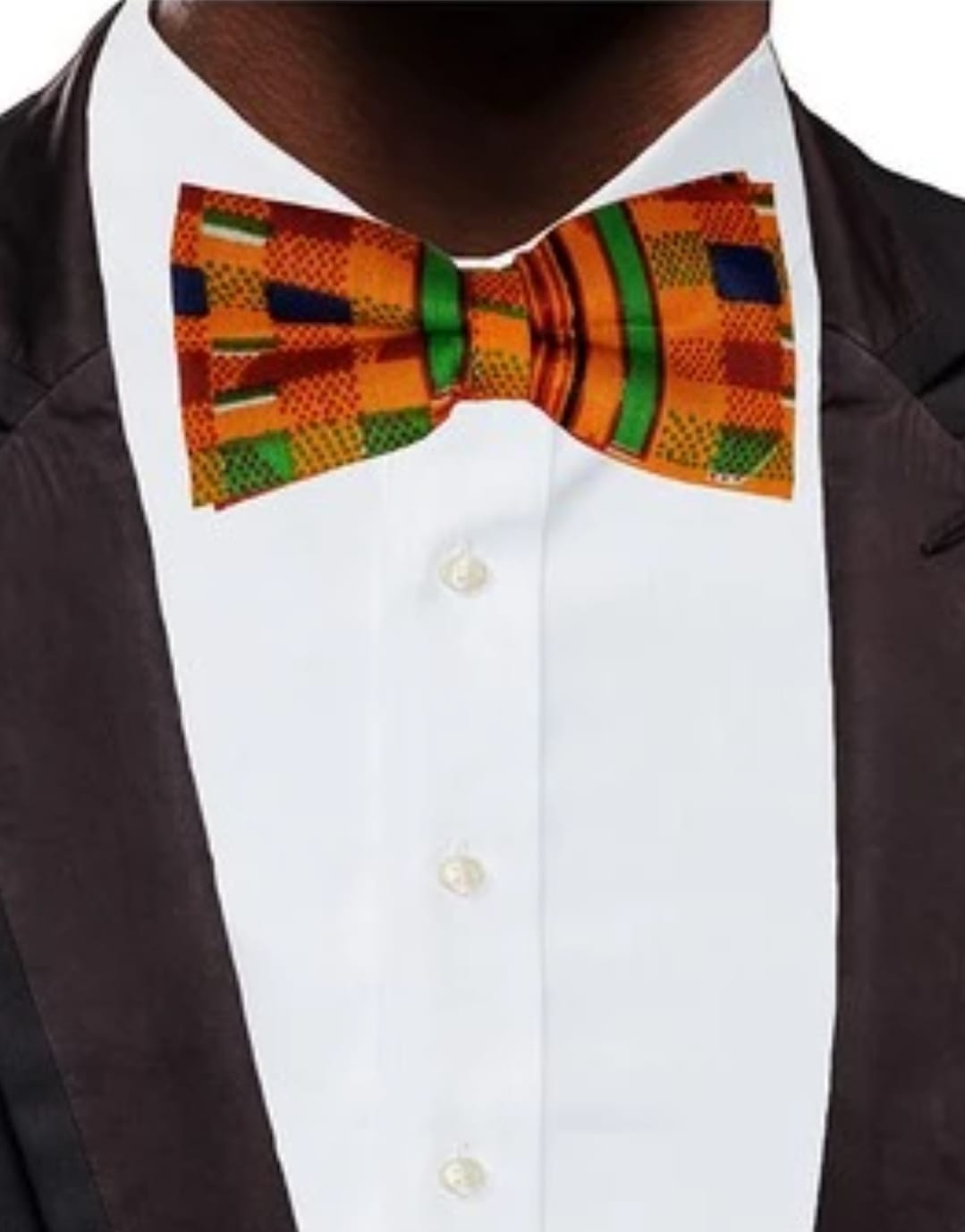 Boateng African Print Kente Bow Tie-DP3227NPS、mySite、solidvoid