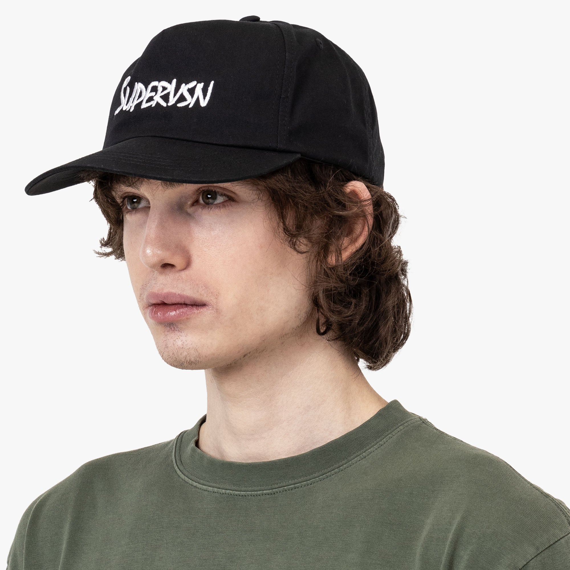 Supervsn Slauson Logo Camp Hat / Black、mySite、merchandisen