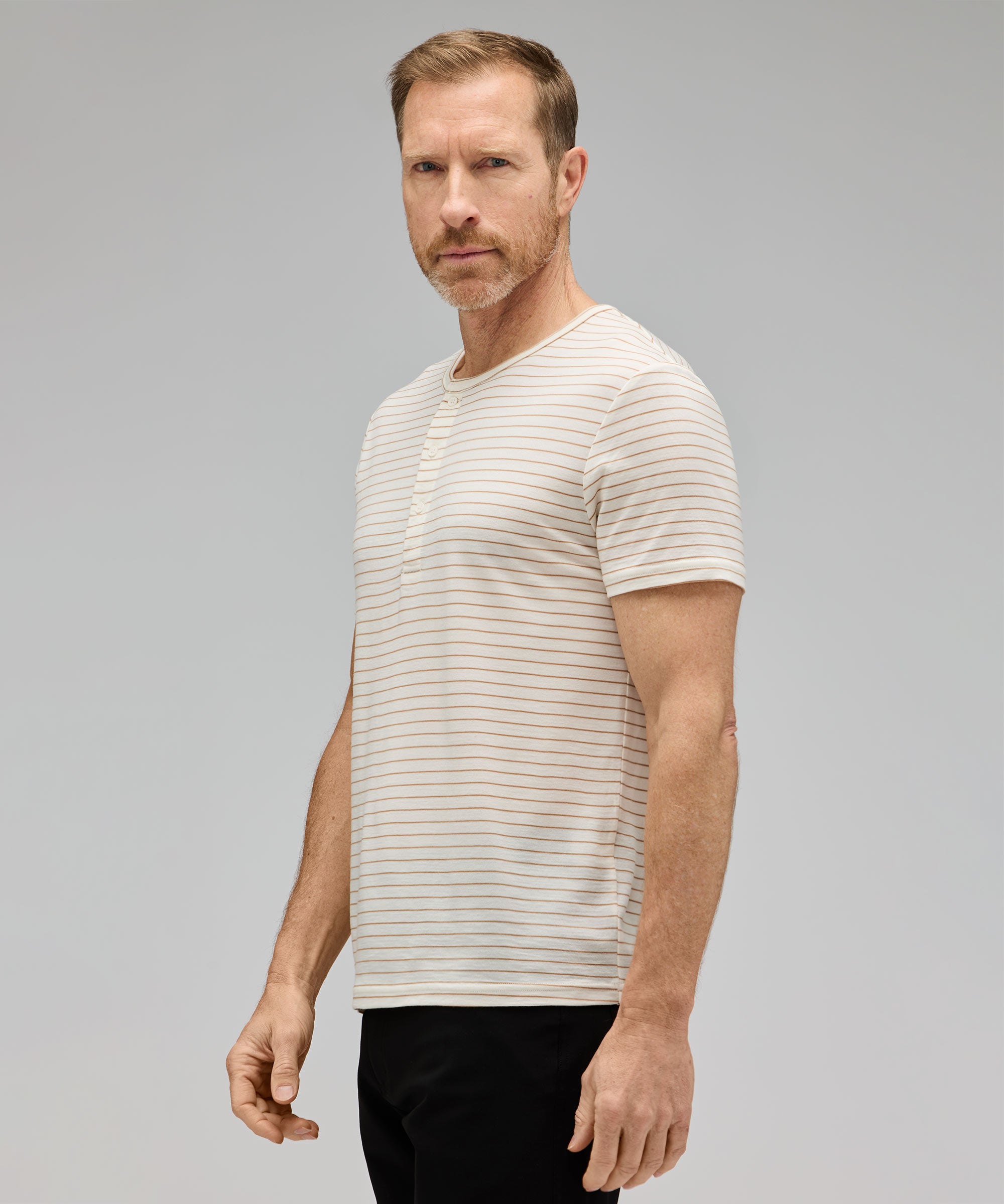 Men's Merino Short Sleeve Henley、mySite、noshort