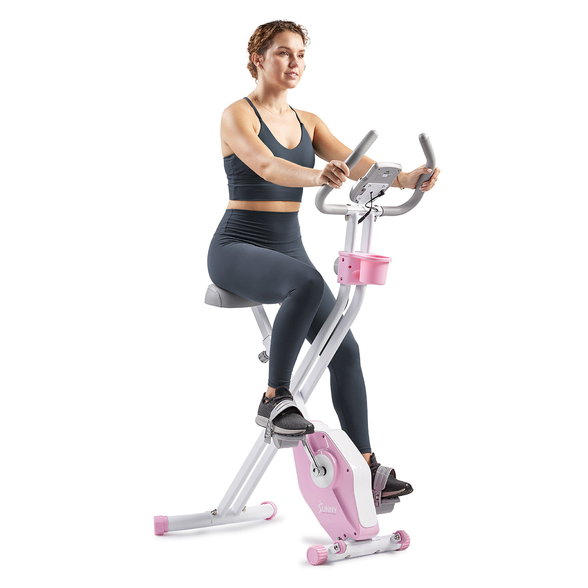  Pink Foldable Magnetic Exercise X-Bike、mySite、ghnorth
