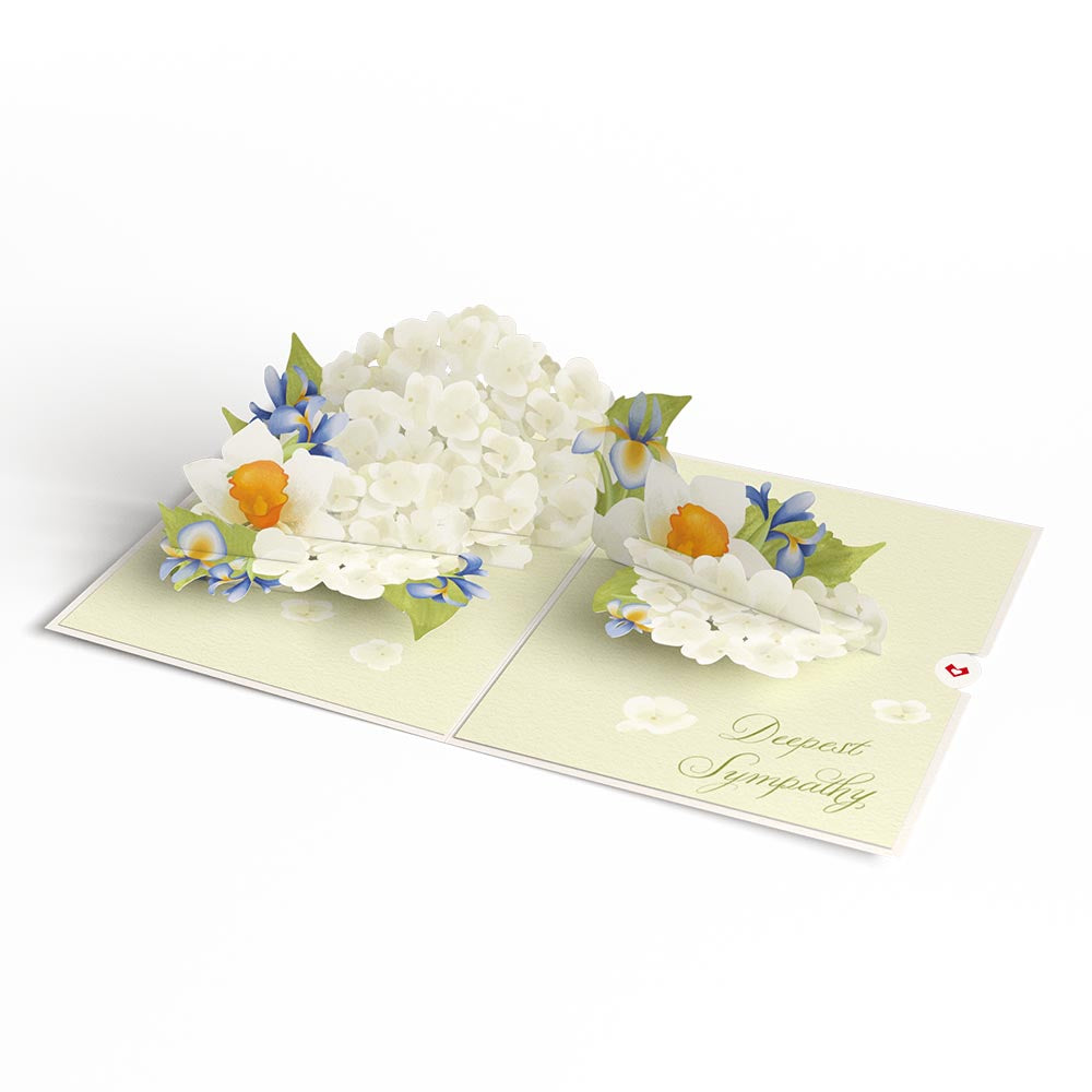 May You Find Peace and Comfort Sympathy Pop-Up Card、mySite、solidvoid