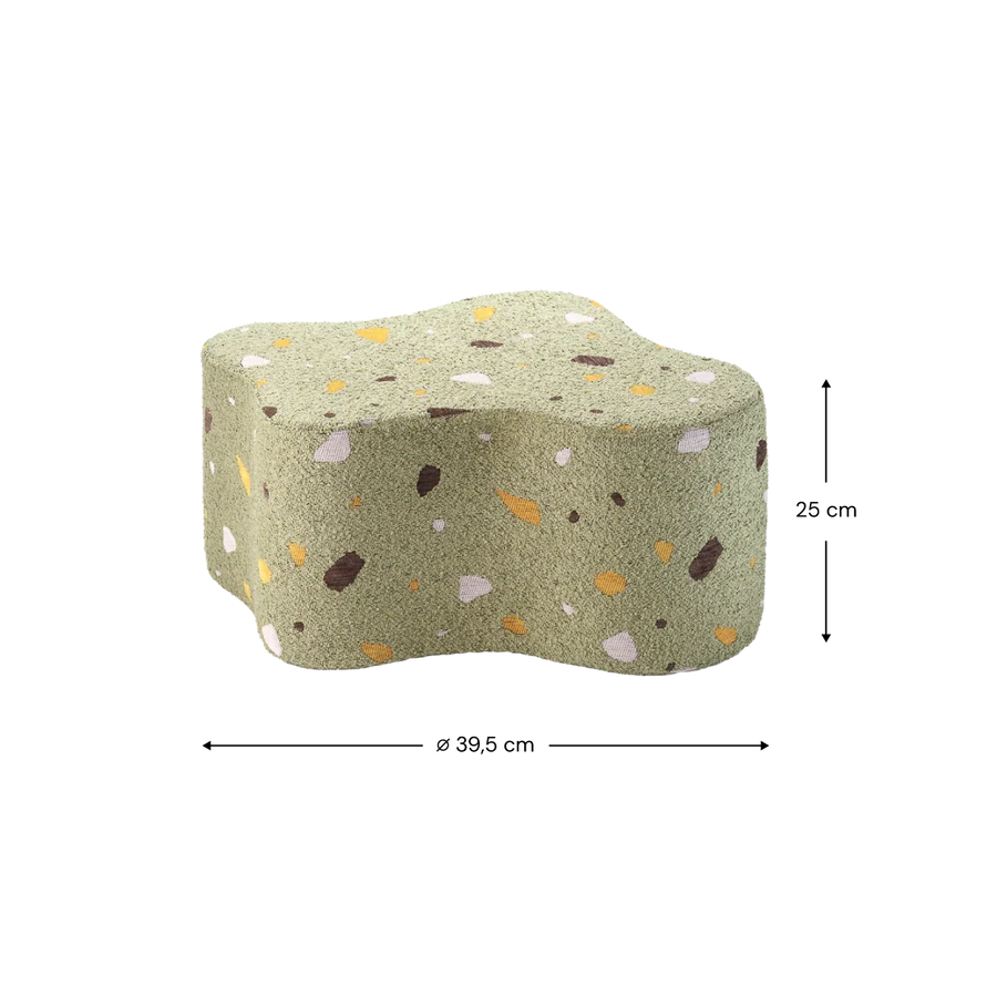 Wigiwama Terrazzo Moss Cloud Pouffe、mySite、gigharbornorthrealestate