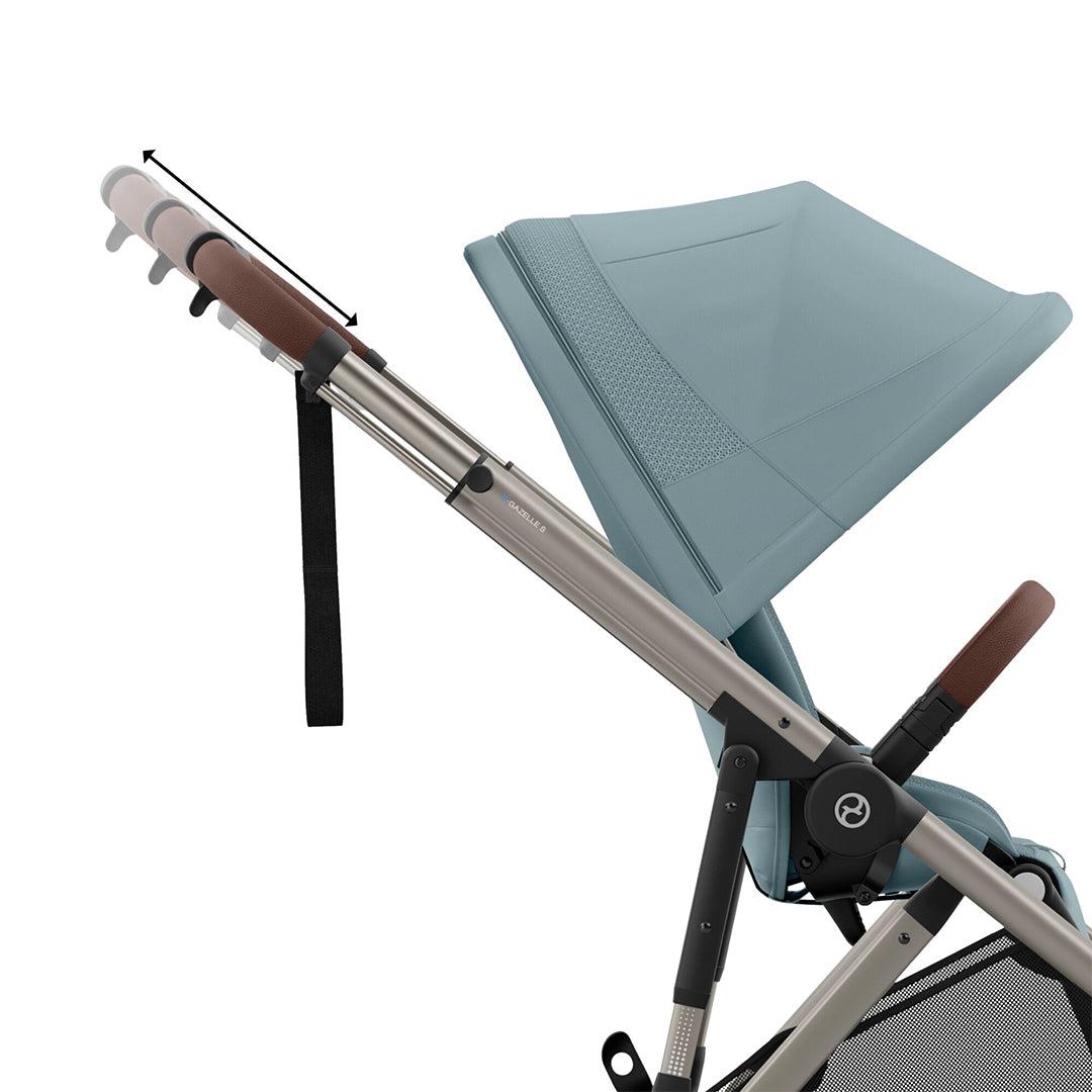  CYBEX e-Gazelle S Pushchair - Stormy Blue、mySite、merchandisen