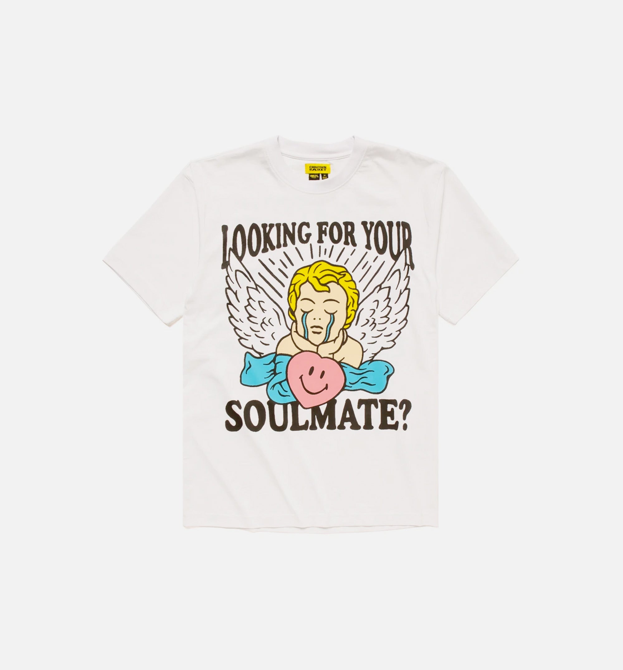 Smiley Fortune Ball Soul Mate Mens Shirt - White、mySite、dreamappss