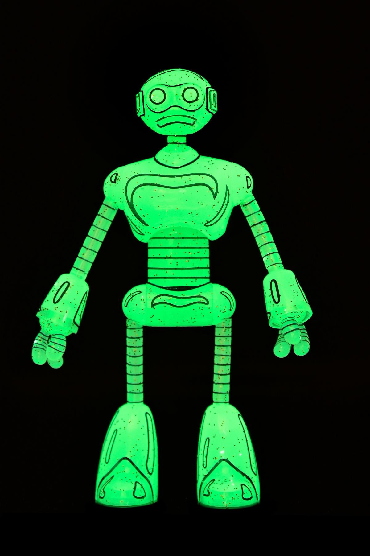 NECA Teenage Mutant Ninja Turtles Glow-In-The-Dark Transmat Fugitoid (Mirage Comics)、mySite、hgirdovlk