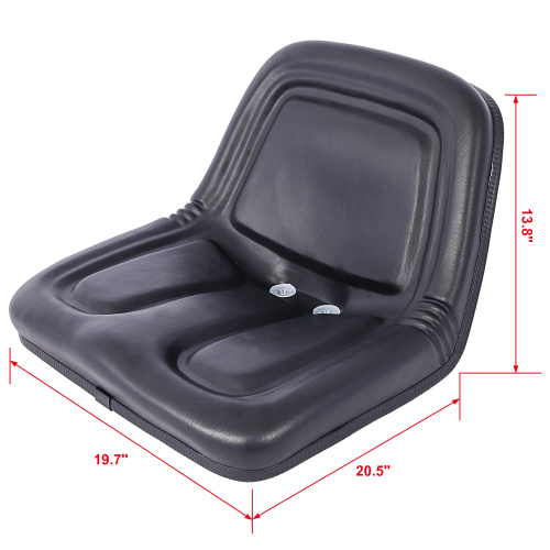 Deluxe Mower Tractor Seat Compatible with John Deere, Kubota, Allis-Chalmers, Bobcat, Case-IH, Ford New Holland, White, Oliver, Mpl, Moline, Massey Ferguson High Back ,with slide (Yellow)、、eastwooduniform