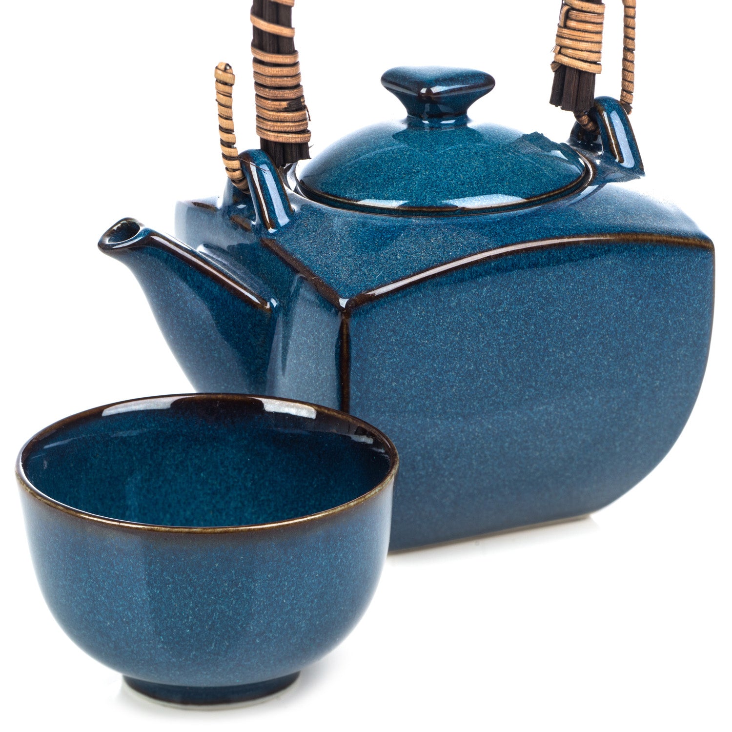 Japanese Tea Pot Set - Shinnamako Glaze、mySite、topwebapps