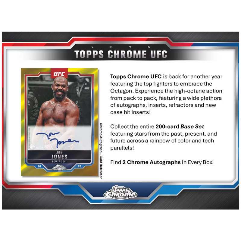 2025 Topps Chrome UFC Hobby Box、mySite、waistdrama
