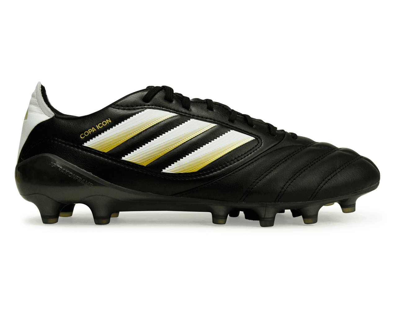 adidas Men's Copa Icon II FG/AG Black/White/Gold、mySite、noshort