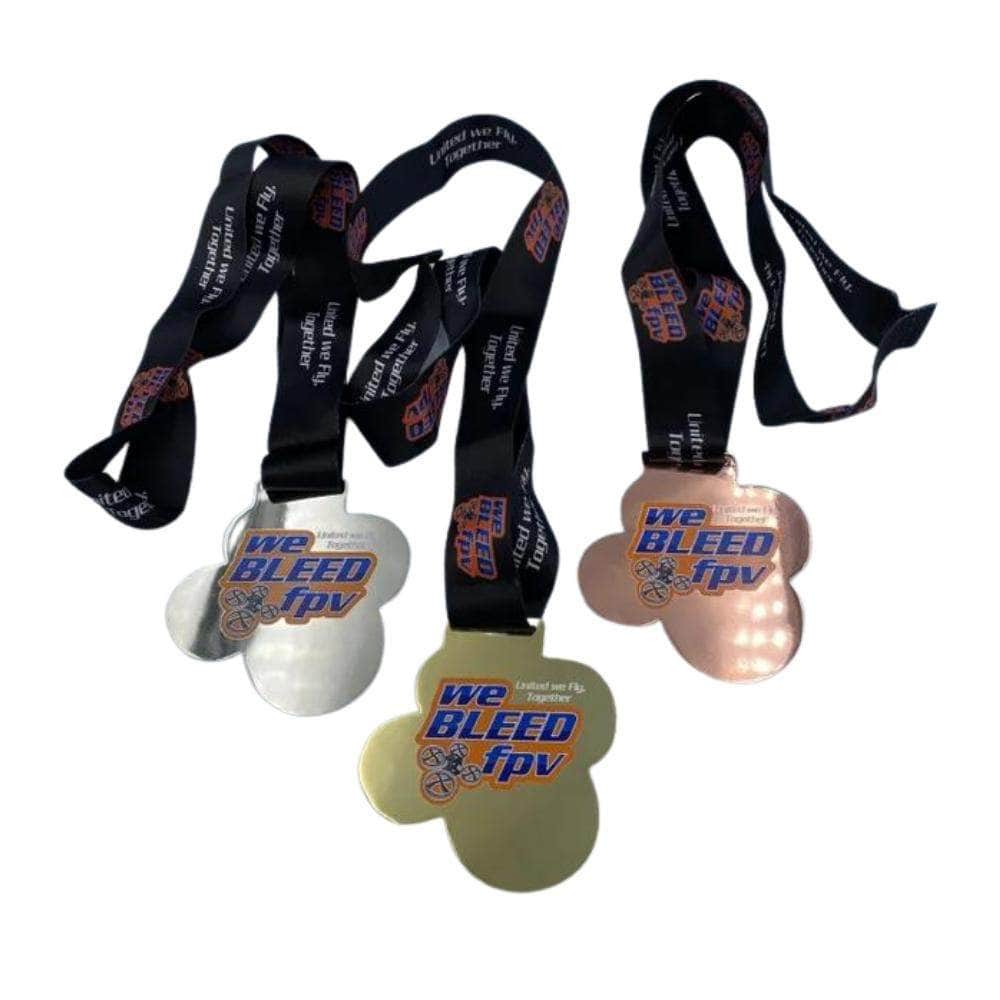  weBLEEDfpv WHOOP Medals (Set of 3)、mySite、merchandisen