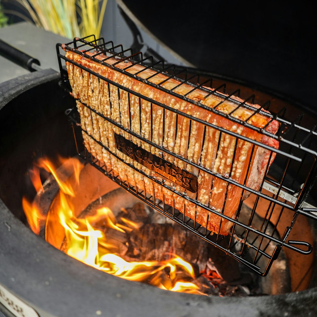 Big Green Egg Rotisserie Flat Basket、mySite、noshort
