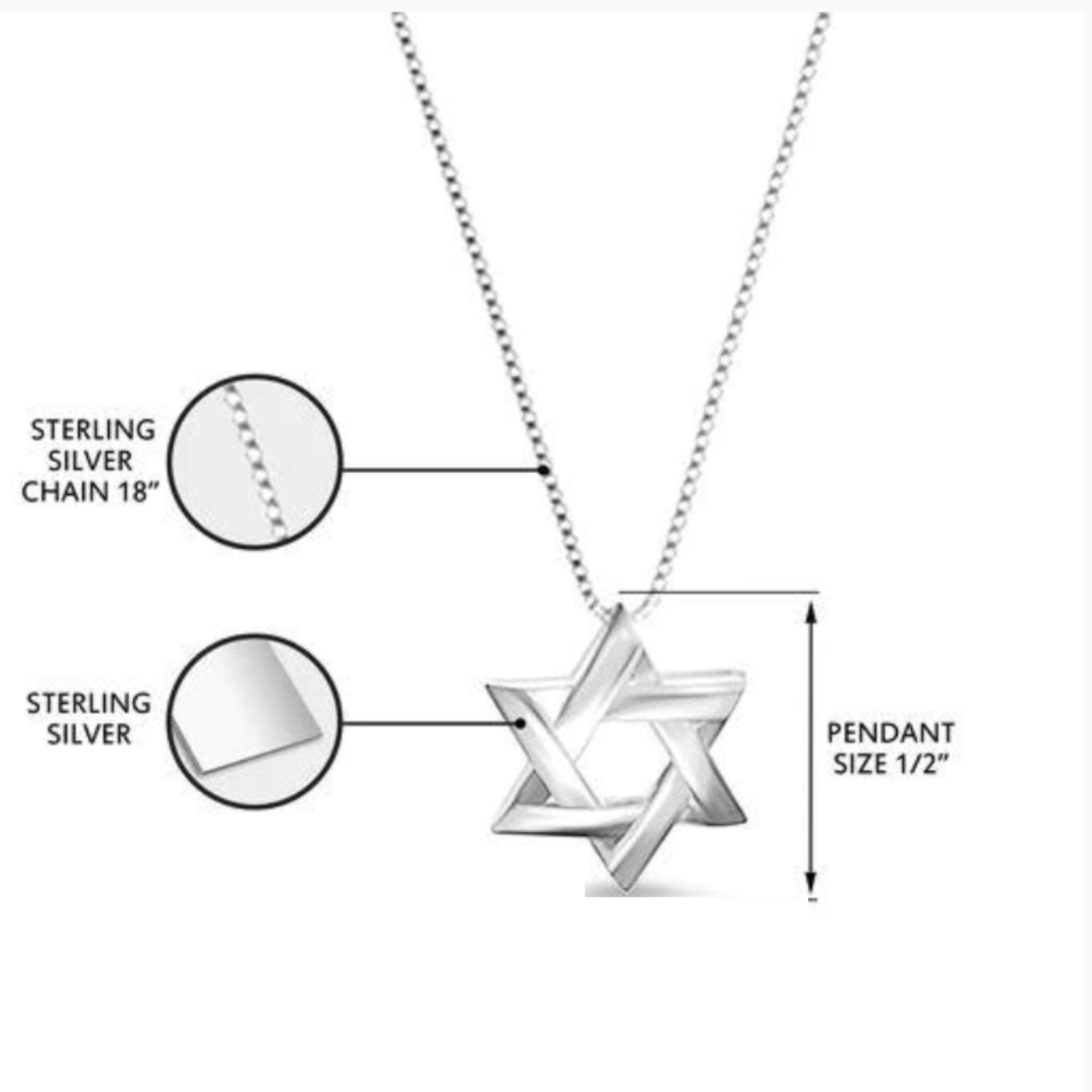 Geometric Star of David Necklace、mySite、topwebapps