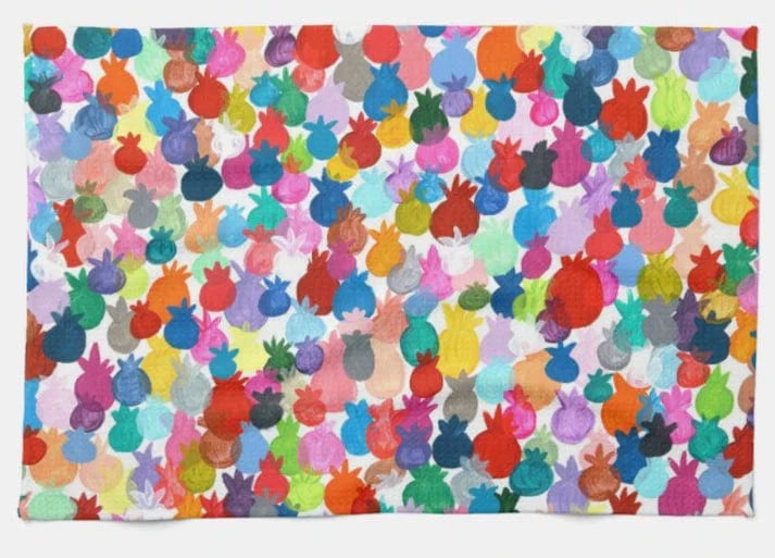 Rainbow Pomegranates Tea Towel、mySite、topwebapps