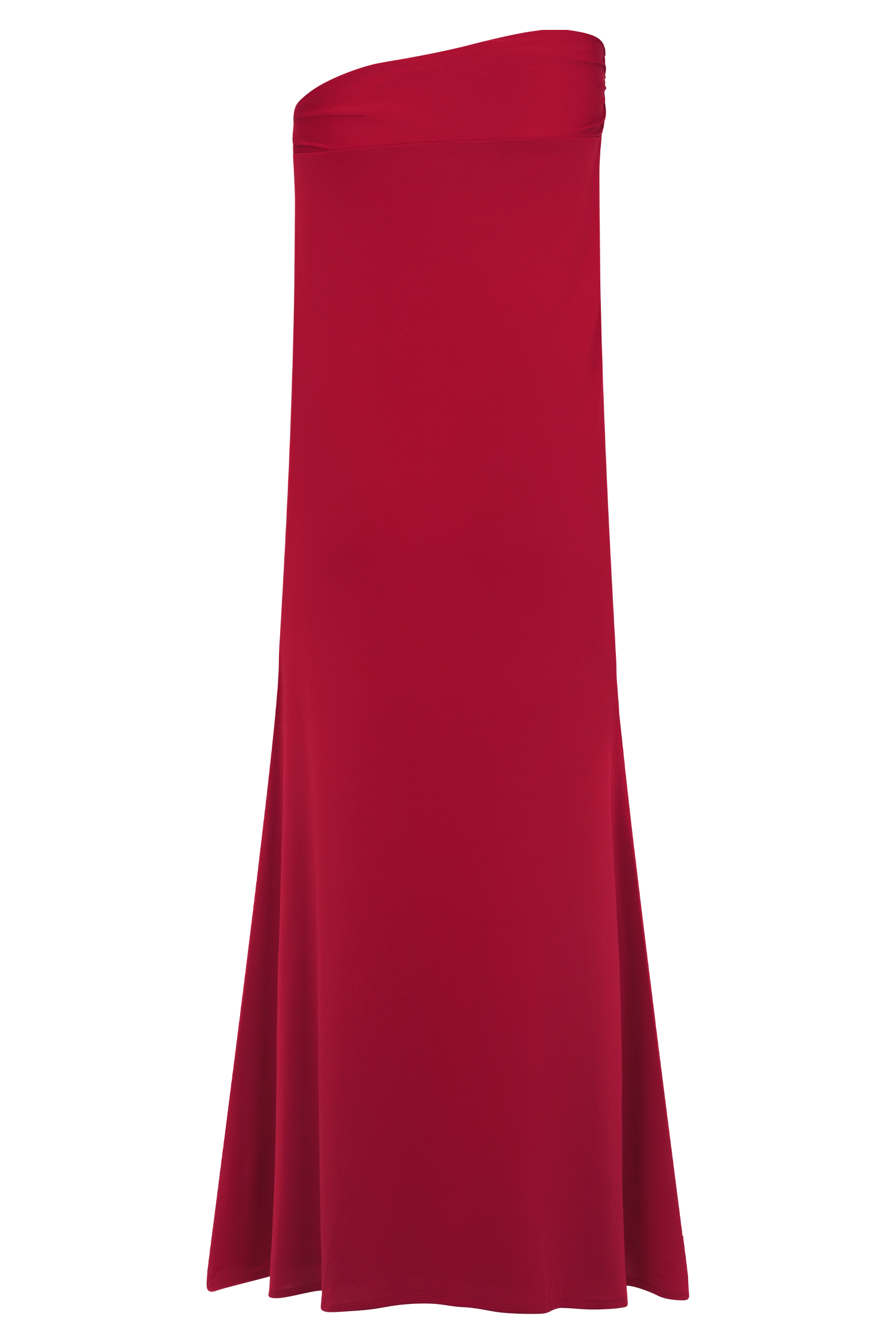 Ainsley Asymmetrical Maxi Skirt With Floral Hardware - Fuchsia Pink、mySite、solidvoid